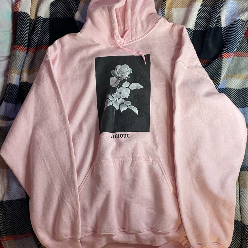 Pink Photo Hoodie